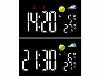 ; Funk-Wetterstationen mit Außensensor, WLAN und App, Wetterstationen mit Farb-Display, Funkuhr und Außensensor Funk-Wetterstationen mit Außensensor, WLAN und App, Wetterstationen mit Farb-Display, Funkuhr und Außensensor Funk-Wetterstationen mit Außensensor, WLAN und App, Wetterstationen mit Farb-Display, Funkuhr und Außensensor Funk-Wetterstationen mit Außensensor, WLAN und App, Wetterstationen mit Farb-Display, Funkuhr und Außensensor 