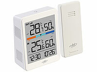 infactory Min Max Thermometer, Thermometer mit Funk-Außenfühler