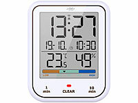 ; Funk-Wetterstationen mit Außensensor, WLAN und App, Wetterstationen mit Farb-Display, Funkuhr und Außensensor 