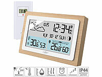 infactory; Funk-Wetterstationen mit Außensensor, WLAN und App 