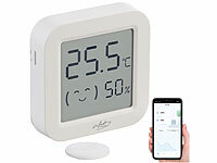 infactory Temperaturlogger, Mini Thermometer Hygrometer