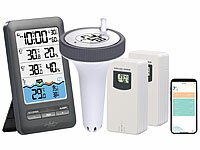 ; Funk-Wetterstationen mit Außensensor, WLAN und App 