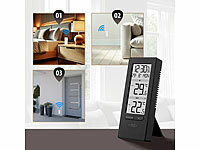 ; Funk-Wetterstationen mit Außensensor, WLAN und App, Wetterstationen mit Farb-Display, Funkuhr und Außensensor Funk-Wetterstationen mit Außensensor, WLAN und App, Wetterstationen mit Farb-Display, Funkuhr und Außensensor Funk-Wetterstationen mit Außensensor, WLAN und App, Wetterstationen mit Farb-Display, Funkuhr und Außensensor 