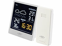 infactory Temperaturstation, Wetterstation Funk mit Außensensor