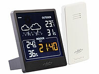 infactory Thermometer Hygrometer, Wetterstation Funk