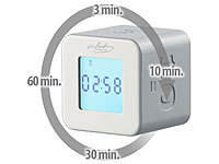 infactory Zeitwürfel, Schachuhr, Kitchen Timer, Timer-Alarmzähler