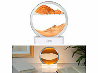 infactory LED Standbild, Sandlampe, Bilderrahmen Sand