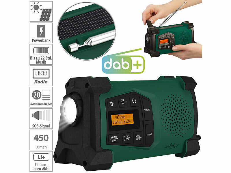 ; Solar- & Kurbel-Radios Solar- & Kurbel-Radios Solar- & Kurbel-Radios Solar- & Kurbel-Radios 