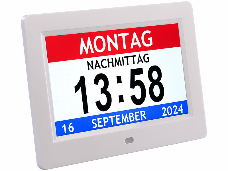 ; Funk-Wanduhren mit Doppel-Wecker, Temperatur-Anzeige und Außensensor Funk-Wanduhren mit Doppel-Wecker, Temperatur-Anzeige und Außensensor Funk-Wanduhren mit Doppel-Wecker, Temperatur-Anzeige und Außensensor 