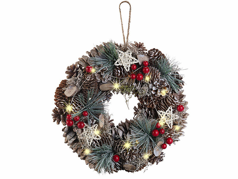 ; LED-Deko-Weihnachtskissen 