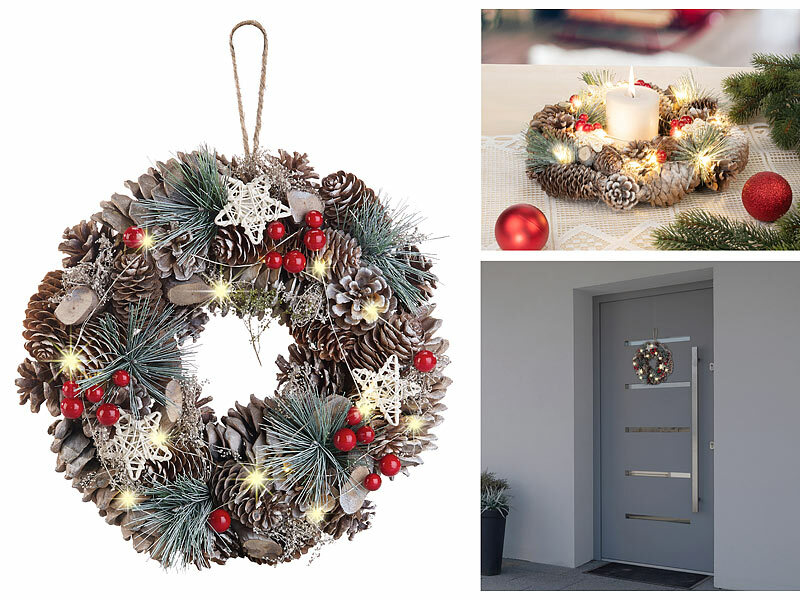 ; LED-Deko-Weihnachtskissen 