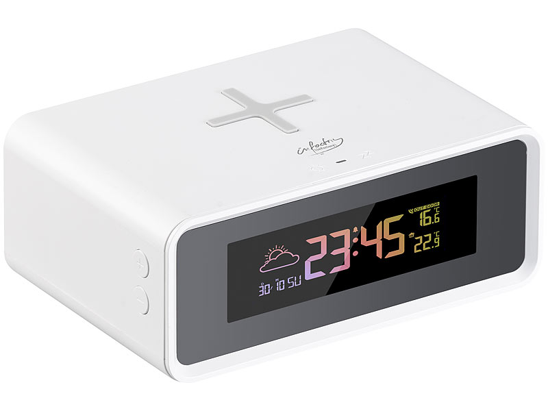 ; Funk-Wetterstationen mit Außensensor, WLAN und App, Wetterstationen mit Farb-Display, Funkuhr und Außensensor 