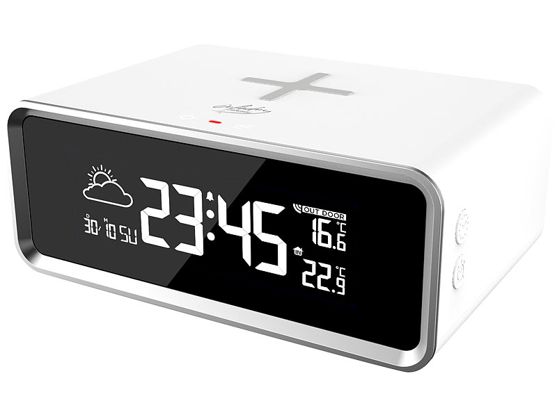 ; Funk-Wetterstationen mit Außensensor, WLAN und App, Wetterstationen mit Farb-Display, Funkuhr und Außensensor 