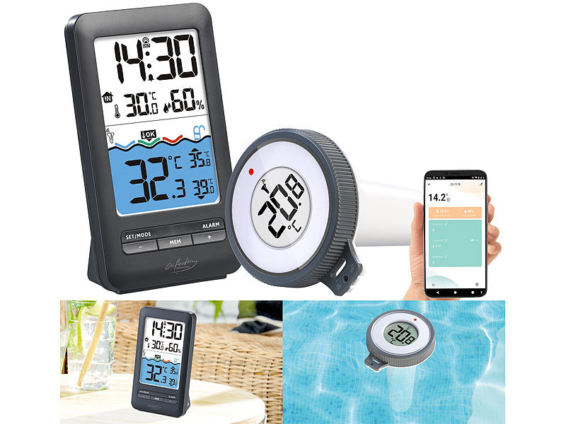 ; Funk-Wetterstationen mit Außensensor, WLAN und App Funk-Wetterstationen mit Außensensor, WLAN und App Funk-Wetterstationen mit Außensensor, WLAN und App Funk-Wetterstationen mit Außensensor, WLAN und App 