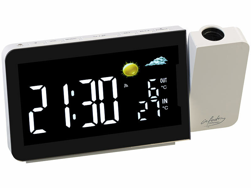 ; Funk-Wetterstationen mit Außensensor, WLAN und App, Wetterstationen mit Farb-Display, Funkuhr und Außensensor 