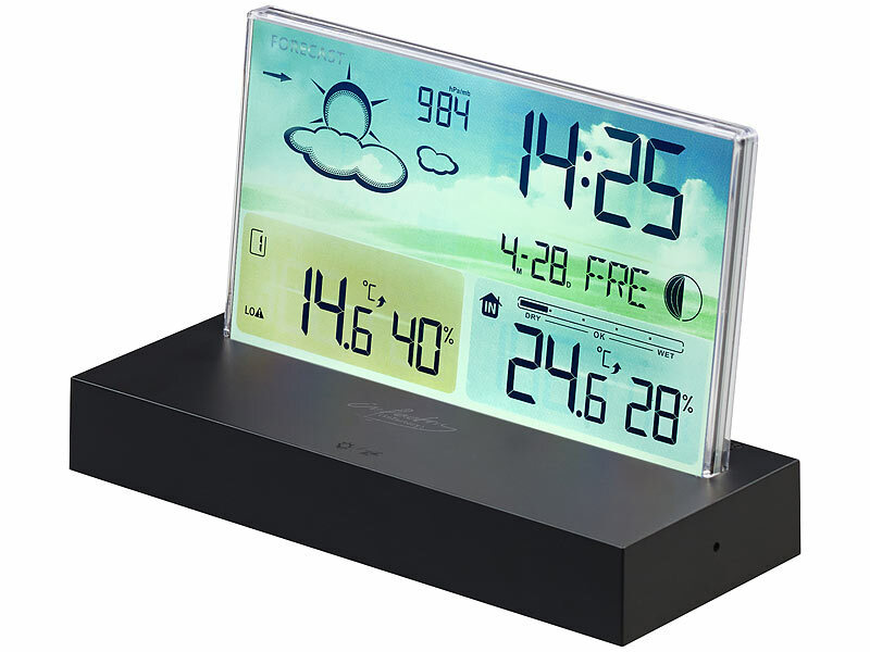 ; Funk-Wetterstationen mit Außensensor, WLAN und App Funk-Wetterstationen mit Außensensor, WLAN und App Funk-Wetterstationen mit Außensensor, WLAN und App Funk-Wetterstationen mit Außensensor, WLAN und App 