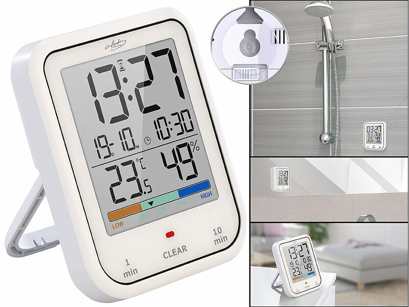 ; Funk-Wetterstationen mit Außensensor, WLAN und App, Wetterstationen mit Farb-Display, Funkuhr und Außensensor 