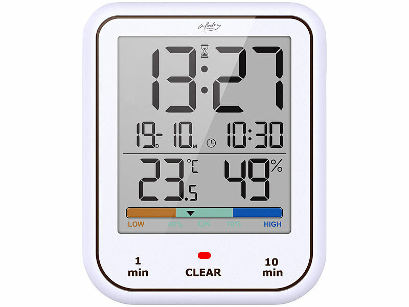 ; Funk-Wetterstationen mit Außensensor, WLAN und App, Wetterstationen mit Farb-Display, Funkuhr und Außensensor 