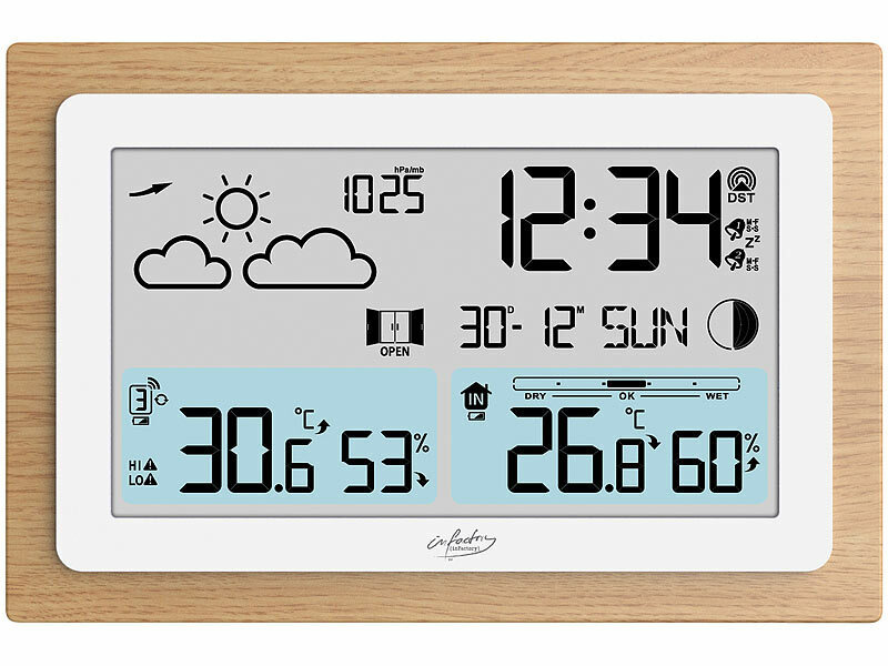 ; Funk-Wetterstationen mit Außensensor, WLAN und App Funk-Wetterstationen mit Außensensor, WLAN und App Funk-Wetterstationen mit Außensensor, WLAN und App Funk-Wetterstationen mit Außensensor, WLAN und App 
