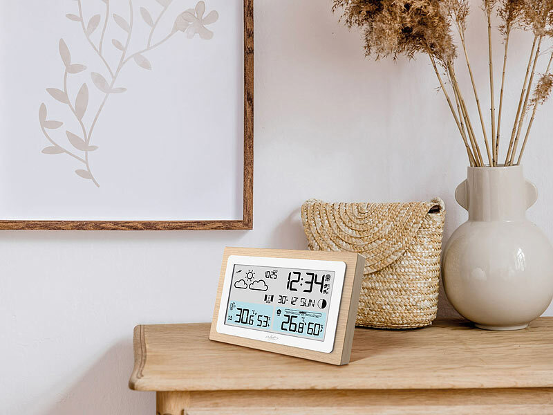 ; Funk-Wetterstationen mit Außensensor, WLAN und App Funk-Wetterstationen mit Außensensor, WLAN und App Funk-Wetterstationen mit Außensensor, WLAN und App Funk-Wetterstationen mit Außensensor, WLAN und App 