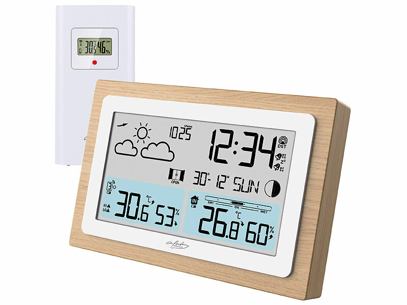 ; Funk-Wetterstationen mit Außensensor, WLAN und App Funk-Wetterstationen mit Außensensor, WLAN und App Funk-Wetterstationen mit Außensensor, WLAN und App Funk-Wetterstationen mit Außensensor, WLAN und App 