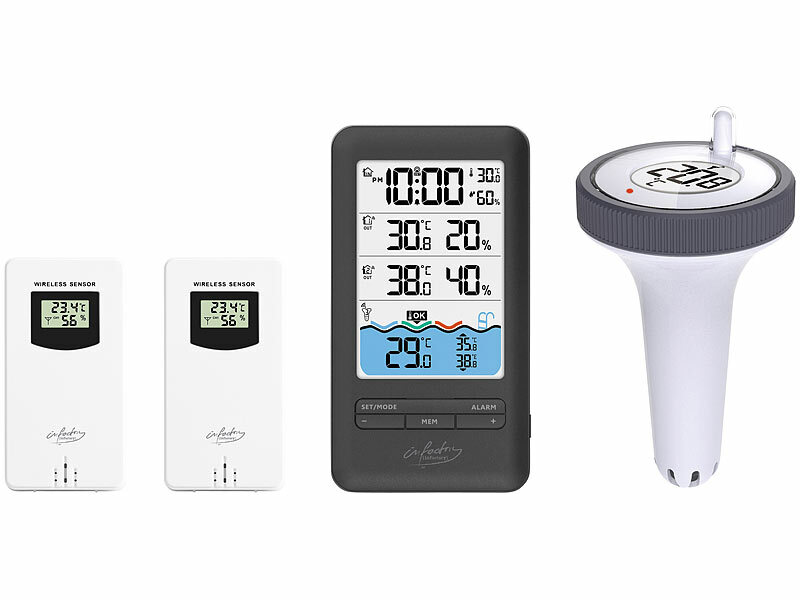 ; Funk-Wetterstationen mit Außensensor, WLAN und App 