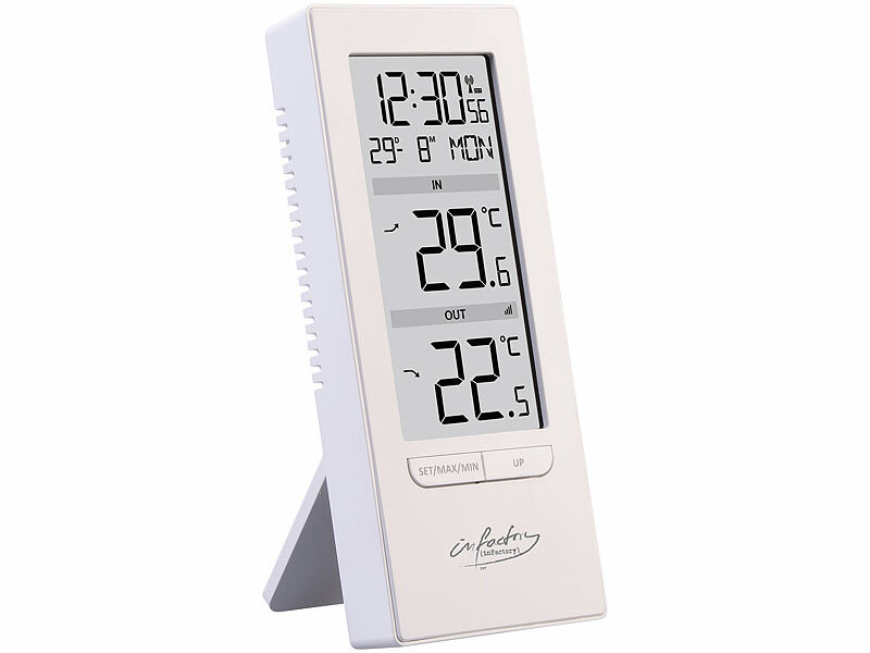 ; Funk-Wetterstationen mit Außensensor, WLAN und App, Wetterstationen mit Farb-Display, Funkuhr und Außensensor Funk-Wetterstationen mit Außensensor, WLAN und App, Wetterstationen mit Farb-Display, Funkuhr und Außensensor Funk-Wetterstationen mit Außensensor, WLAN und App, Wetterstationen mit Farb-Display, Funkuhr und Außensensor 