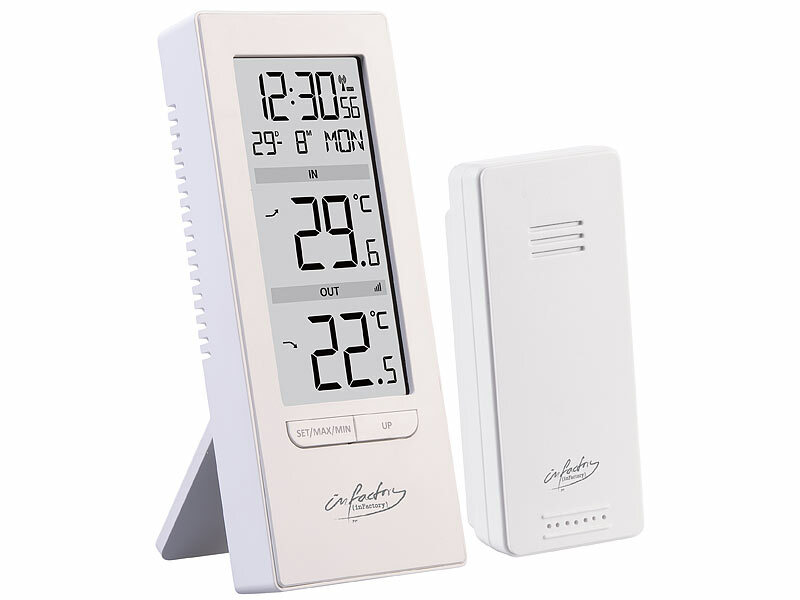 ; Funk-Wetterstationen mit Außensensor, WLAN und App, Wetterstationen mit Farb-Display, Funkuhr und Außensensor Funk-Wetterstationen mit Außensensor, WLAN und App, Wetterstationen mit Farb-Display, Funkuhr und Außensensor Funk-Wetterstationen mit Außensensor, WLAN und App, Wetterstationen mit Farb-Display, Funkuhr und Außensensor 