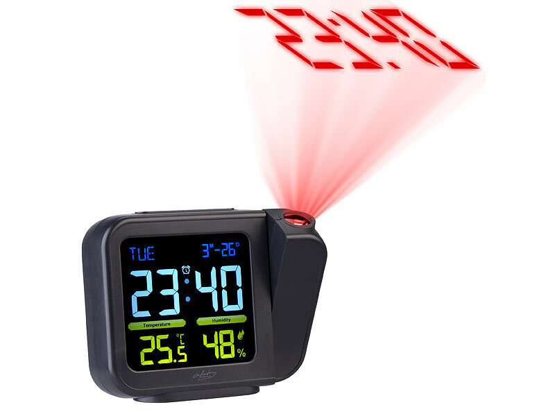; Wetterstationen mit Farb-Display, Funkuhr und Außensensor Wetterstationen mit Farb-Display, Funkuhr und Außensensor Wetterstationen mit Farb-Display, Funkuhr und Außensensor 