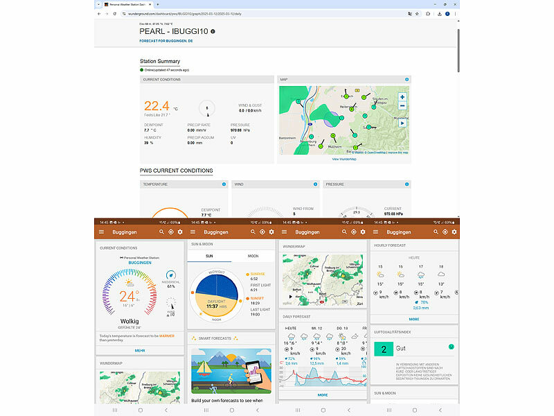 ; Wetterstationen mit Farb-Display, Funkuhr und Außensensor, Funk-Wetterstationen mit Außensensor, WLAN und App Wetterstationen mit Farb-Display, Funkuhr und Außensensor, Funk-Wetterstationen mit Außensensor, WLAN und App Wetterstationen mit Farb-Display, Funkuhr und Außensensor, Funk-Wetterstationen mit Außensensor, WLAN und App 