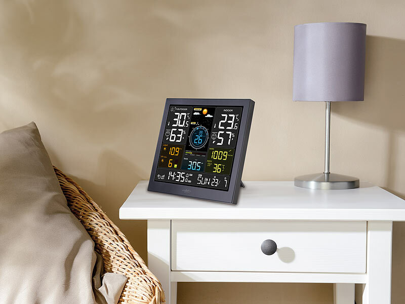 ; Wetterstationen mit Farb-Display, Funkuhr und Außensensor, Funk-Wetterstationen mit Außensensor, WLAN und App Wetterstationen mit Farb-Display, Funkuhr und Außensensor, Funk-Wetterstationen mit Außensensor, WLAN und App Wetterstationen mit Farb-Display, Funkuhr und Außensensor, Funk-Wetterstationen mit Außensensor, WLAN und App 