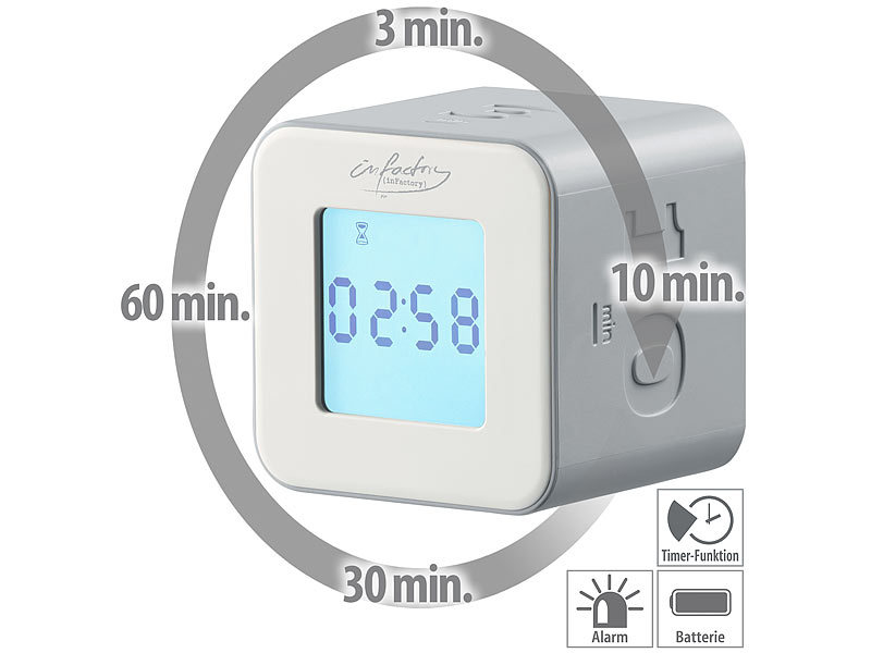 ; Timer mit Licht- und Vibrations-Alarm, Funk-Wecker mit zwei Weckzeiten, Thermometer, Hygrometer Timer mit Licht- und Vibrations-Alarm, Funk-Wecker mit zwei Weckzeiten, Thermometer, Hygrometer Timer mit Licht- und Vibrations-Alarm, Funk-Wecker mit zwei Weckzeiten, Thermometer, Hygrometer Timer mit Licht- und Vibrations-Alarm, Funk-Wecker mit zwei Weckzeiten, Thermometer, Hygrometer 